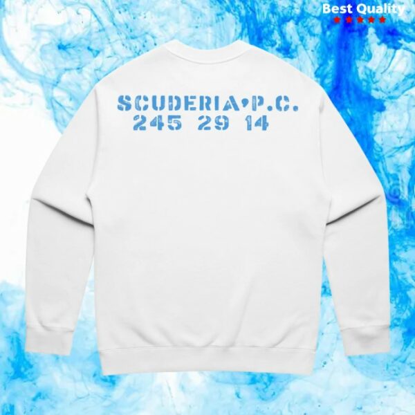 Period Correct Store Merch Scuderia White Crewneck