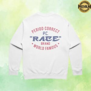 Period Correct Store Merch Rac White Crewneck
