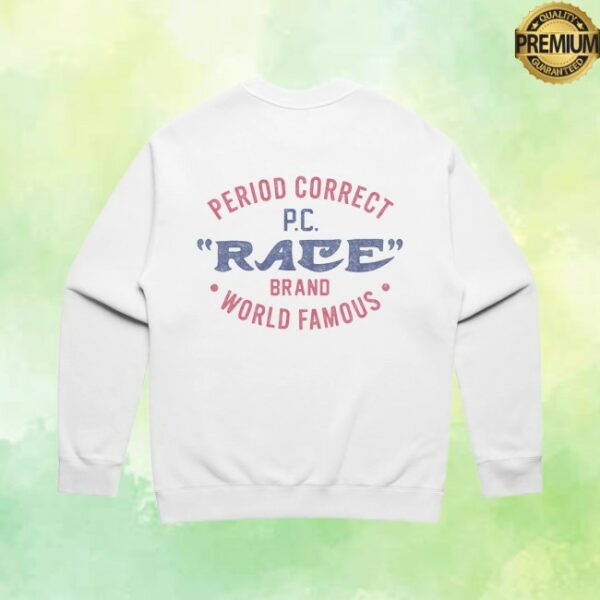 Period Correct Store Merch Rac White Crewneck