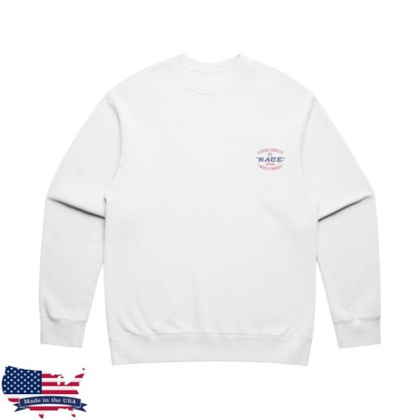 Period Correct Store Merch Rac White Crewneck