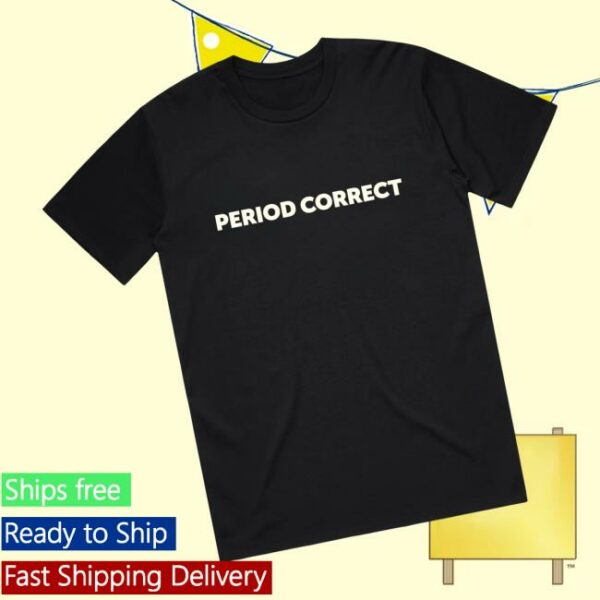 Period Correct Merch Store Core Logo Tee Black
