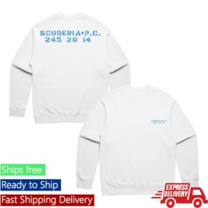 Period Correct Merch Store Scuderia Crewneck White