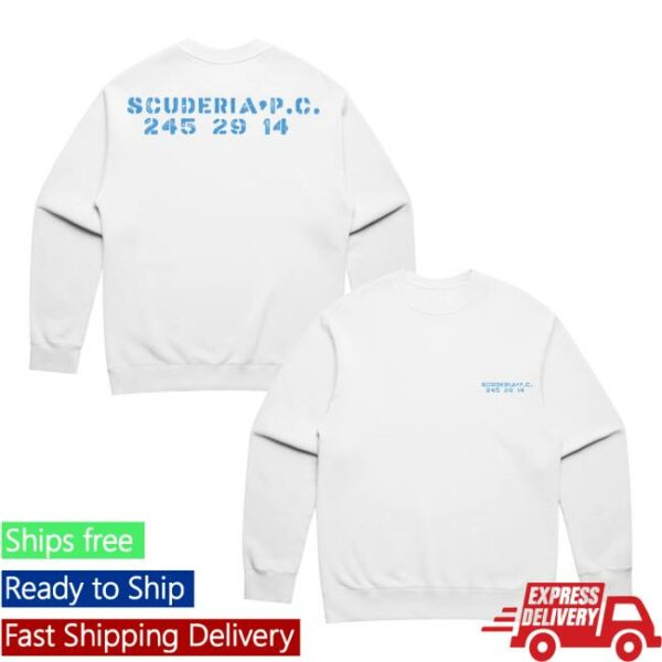 Period Correct Merch Store Scuderia Crewneck White