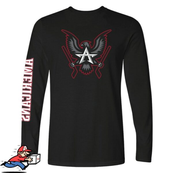 Allen Americans Store Merch Black Eagle Ls T-Shirt