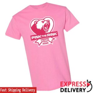 Hershey Bears Store Merch Hershey Bears Pink The Rink T-Shirt