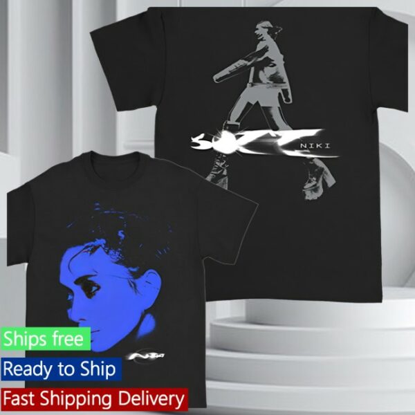 Thetedellis Store Merch Niki Silhouette Black Tshirt