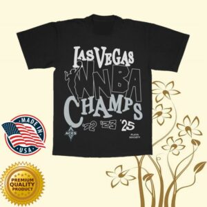 Playa Society Merch Store Playa Society 2025 Wnba Champs Aces T-Shirt