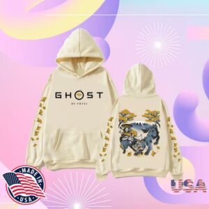 Ghostofyotei Merch Store Ghost Of Yotei Beige Hoodie