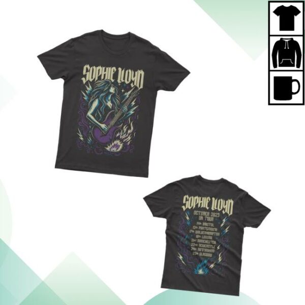 Sophie Guitar Shop Merch Sophie Lloyd October Tour T-Shirt