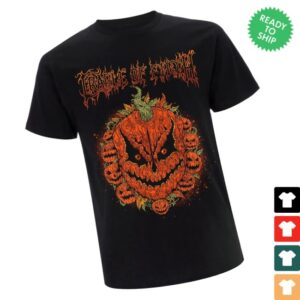 Cradle Of Filth Store Merch Cradle Of Filth Dani Pumpkin Black Tee