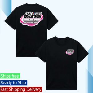 Antisocialsocialclub Merch Store Assc X Nascar 747 Tee Black
