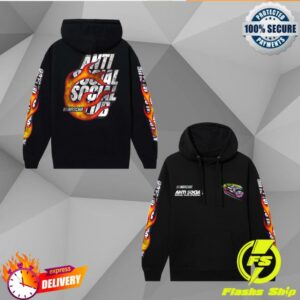 Antisocialsocialclub Merch Store Assc X Nascar Daytona Hoodie Black