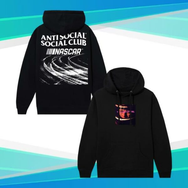 Antisocialsocialclub Merch Store Assc X Nascar Too Tough To Tame Hoodie Black
