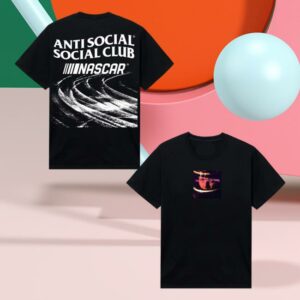 Antisocialsocialclub Merch Store Assc X Nascar Too Tough To Tame Tee Black