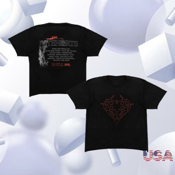 Niteharts Merch Store 2025 Lineup Tee