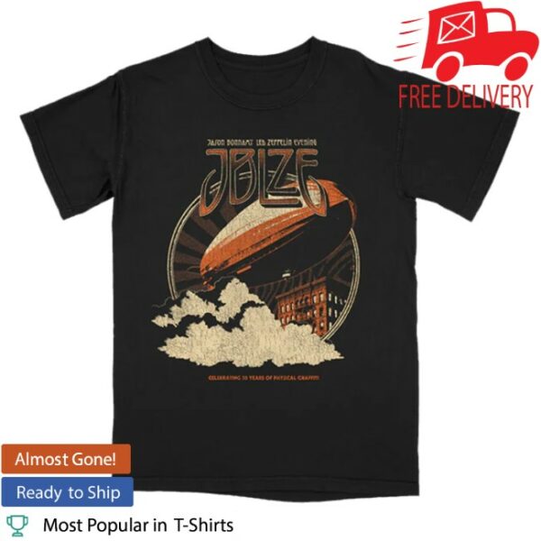 Jason Bonham Store Merch Graffiti Black Tee