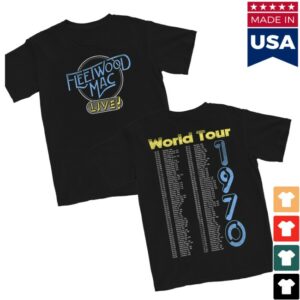 Fleetwood Mac Official Store Merch Fleetwood Mac Live T-Shirt