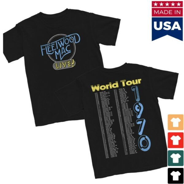 Fleetwood Mac Official Store Merch Fleetwood Mac Live T-Shirt