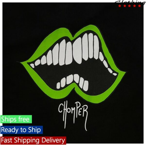 Matty Boy Store Merch Chrome Hearts Matty Boy Green Chomper Ls Black T-Shirt
