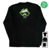 kenny matty boy store merch chrome hearts matty boy green chomper ls black t shirt