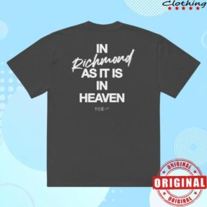 Heights Church Merch Store As In Heaven Oversized Faded T-Shirt