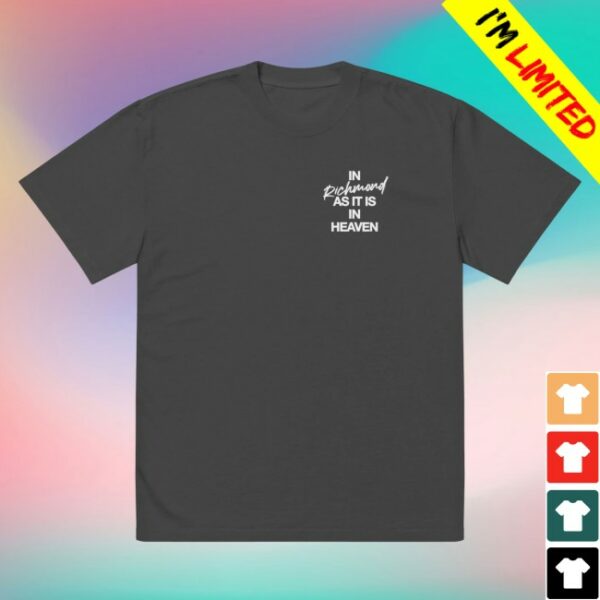Heights Church Merch Store As In Heaven Oversized Faded T-Shirt