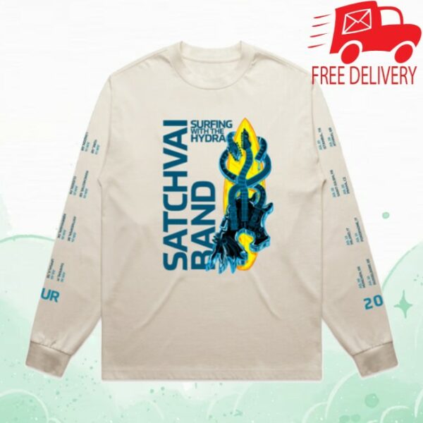 Satriani Store Merch Satchvai Band Ecru Longsleeve
