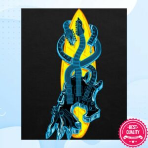 Satriani Store Merch Hydra Tour Black Zip Hoodie