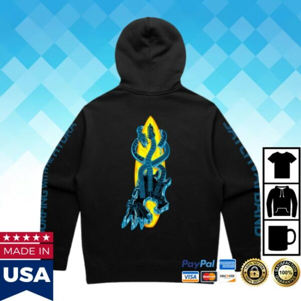 Satriani Store Merch Hydra Tour Black Zip Hoodie