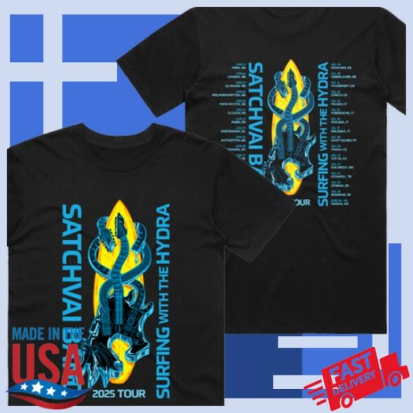 Satriani Store Merch Hydra Tour Black Tee