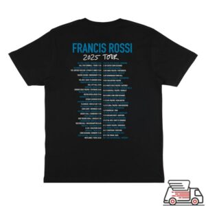 Status Quo Store Merch Francis Rossi 2025 Tour Tee