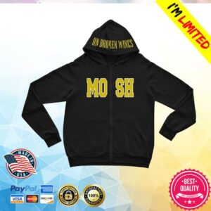 Friends Family Forever Merch Store On Broken Wings Mosh Gold Flake Hoodie