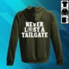 kenny travis manion store merch never lost a tailgate hoodie