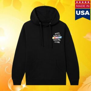 Anti Social Social Club Store Merch ASSC x Nascar Games Black Hoodie