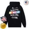 kenny anti social social club store merch assc x nascar games hoodie black