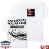 kenny anti social social club store merch assc x nascar too tough to tame white tee sd