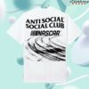 kenny anti social social club store merch assc x nascar too tough to tame white tee