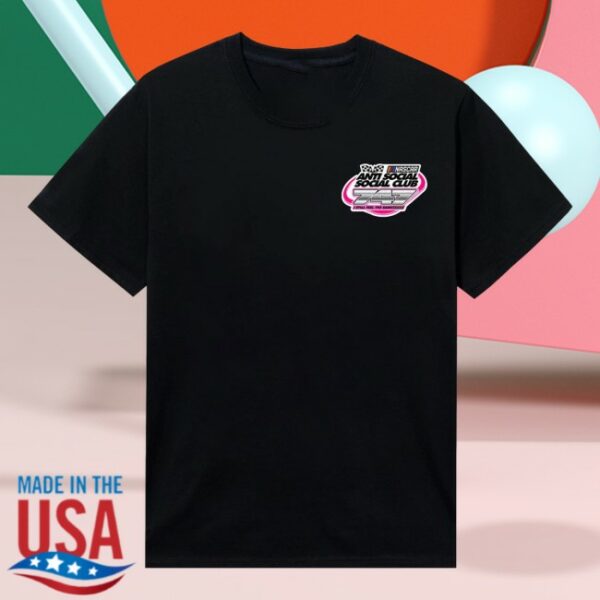 Anti Social Social Club Store Merch Assc X Nascar 747 Black Tee