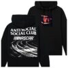 kenny anti social social club store merch assc x nascar too tough to tame hoodie black sd