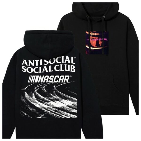 Anti Social Social Club Store Merch Assc X Nascar Too Tough To Tame Black Hoodie