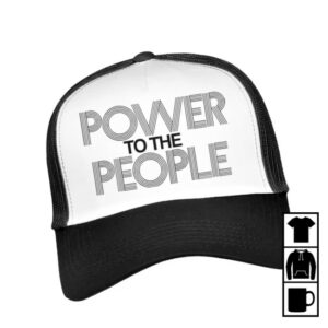 John Lennon Official Store Merch Power To The People Trucker Hat