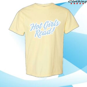 Allieroseco Merch Store Butter Yellow Hot Girls Read Short Sleeve