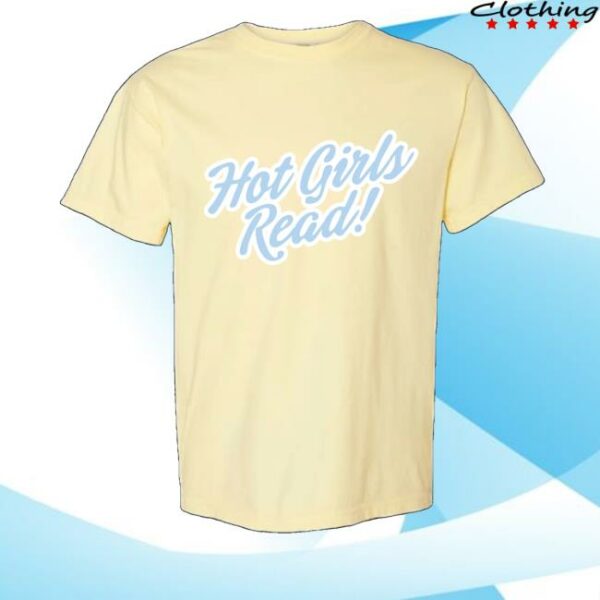 Allieroseco Merch Store Butter Yellow Hot Girls Read Short Sleeve