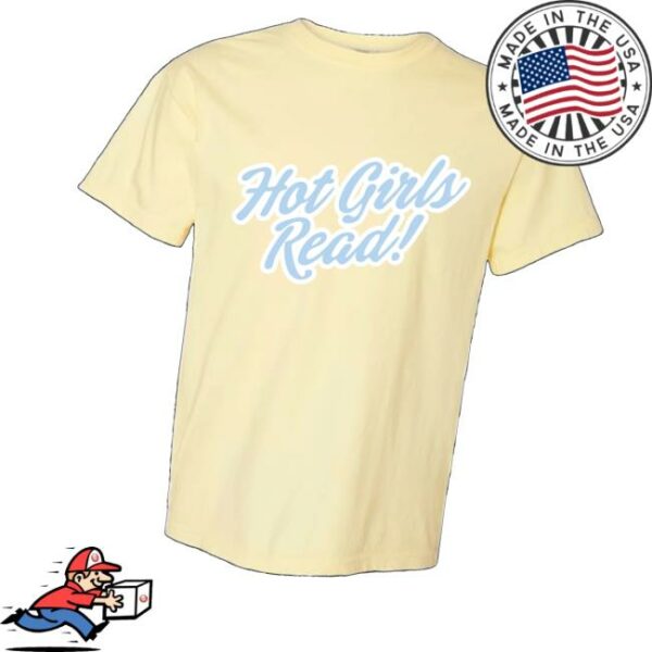 Allieroseco Merch Store Butter Yellow Hot Girls Read Short Sleeve