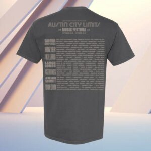 Acl Festival Store Merch Acl Fest Skyline Lineup Tee