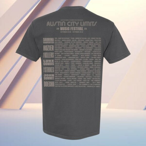 Acl Festival Store Merch Acl Fest Skyline Lineup Tee