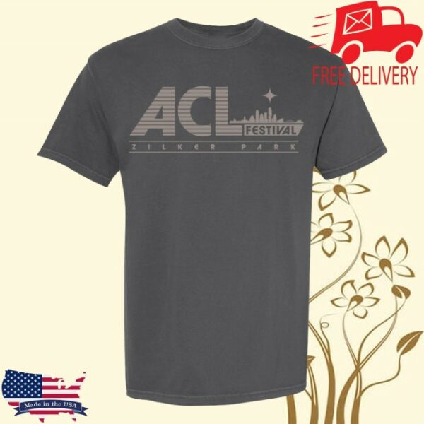 Acl Festival Store Merch Acl Fest Skyline Lineup Tee