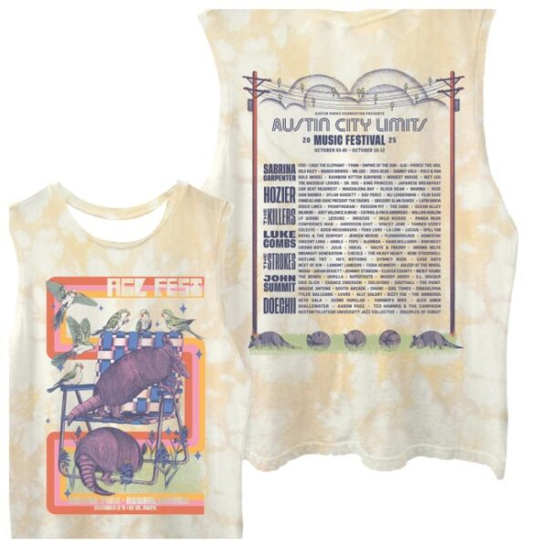 Acl Festival Store Merch Women’s Dillo Lineup Tank