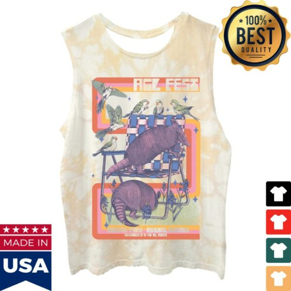 Acl Festival Store Merch Women’s Dillo Lineup Tank