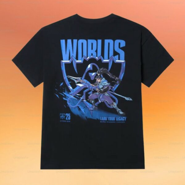 Riot Games Store Merch Worlds 2025 Xin Zhao Tee